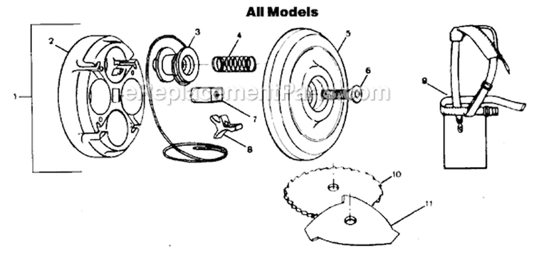 Page A Diagram and Parts List for 657  Weed Eater Trimmer